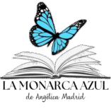 Logo del blog literario La Monarca Azul de Angélica Madrid