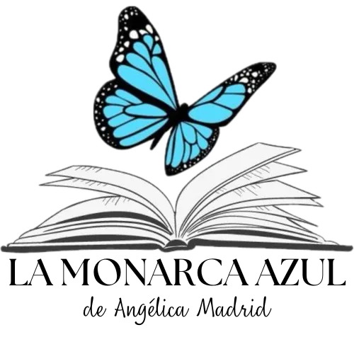 Logo del blog literario La Monarca Azul de Angélica Madrid